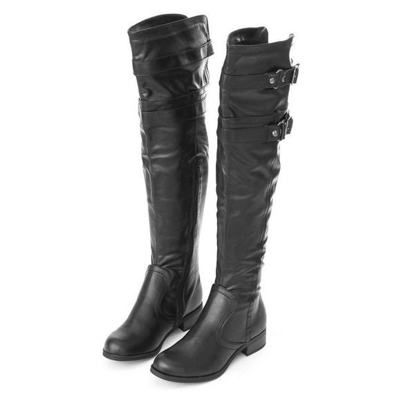 ride black over the knee boots - Picture 2 of 7